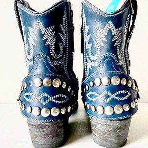 SILVER MESA BOOTIE 7.5, Blue